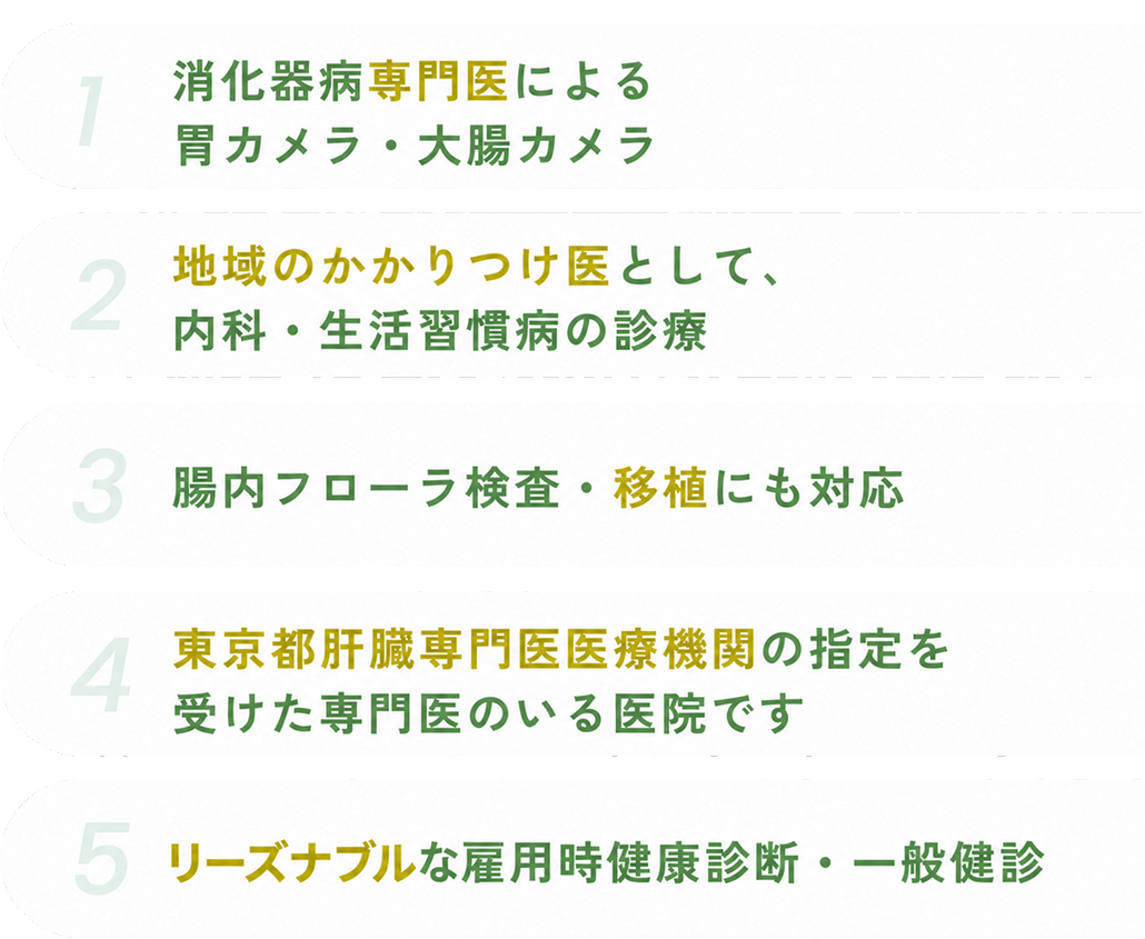 消化器病専門医による胃カメラ・大腸カメラ